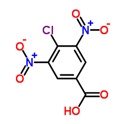 4-氯-3,5-二硝基苯甲酸结构式