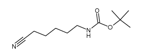 N-Boc-6-氨基己腈结构式