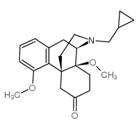 Cyprodime hydrochloride,17-(Cyclopropylmethyl)-4,14-dimethoxymorphinan-6-onehydrochloride结构式