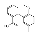 2-(2-methoxy-5-methylphenyl)benzoic acid结构式