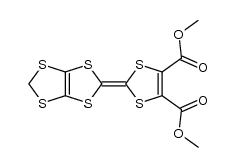 dimethyl 2-([1,3]dithiolo[4,5-d][1,3]dithiol-2-ylidene)-1,3-dithiole-4,5-dicarboxylate结构式
