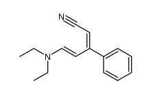 (Z,E)-5-diethylamino-3-phenylpentadienenitrile结构式