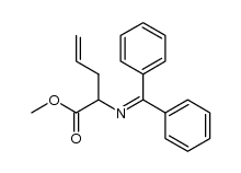 Methyl 2-(benzhydrylideneamino)-4-pentenoate结构式
