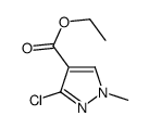 ethyl 3-chloro-1-methylpyrazole-4-carboxylate结构式