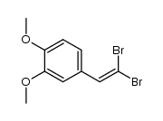 2,2-dibromo-1-(3',4'-dimethoxyphenyl)ethene结构式
