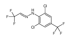 2,6-dichloro-N-(2,2,2-trifluoroethylideneamino)-4-(trifluoromethyl)aniline结构式