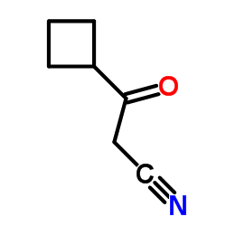 3-环丁基-3-氧代-丙腈结构式