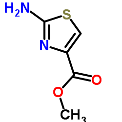 2-氨基噻唑-4-甲酸甲酯结构式
