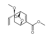 methyl 8-methoxy-8-vinyl-3-oxo-2-oxabicyclo[2.2.2]oct-5-ene-6-carboxylate结构式