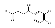 4-(3,4-dichlorophenyl)-4-hydroxybutanoic acid结构式