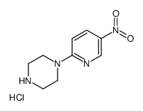 1-(5-NITROPYRIDIN-2-YL)-PIPERAZINE HYDROCHLORIDE结构式