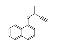 1-[(1-methyl-2-propyn-1-yl)oxy]naphthalene结构式