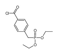 4-(diethoxyphosphorylmethyl)benzoyl chloride结构式