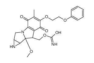 6-(2-Phenoxyethoxy-6-deaminomitomycin C)结构式