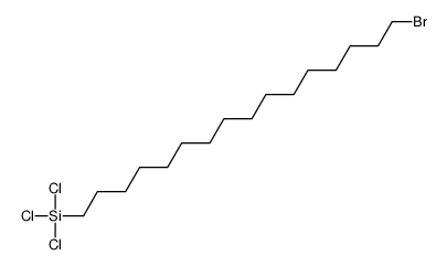 16-bromohexadecyl(trichloro)silane结构式