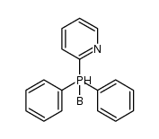 diphenyl(2-pyridyl)phosphane(P-B)borane(1:1)结构式