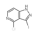4-氯-3-碘-1H-吡唑[4,3-c]吡啶结构式