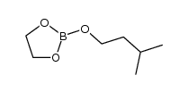 2-(3-methyl-butoxy)-[1,3,2]dioxaborolane结构式