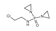 P,P-di(aziridin-1-yl)-N-(2-chloroethyl)phosphinic amide结构式