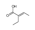 2-Ethylcrotonic acid结构式