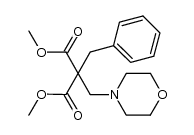 dimethyl 2-benzyl-2-(morpholinomethyl)malonate结构式