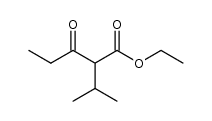 2-isopropyl-3-oxo-valeric acid ethyl ester结构式