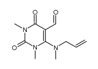 6-[allyl(methyl)amino]-1,3-dimethyl-2,4-dioxo-1,2,3,4-tetrahydropyrimidine-5-carbaldehyde结构式