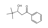 (R)-3-hydroxy-4,4-dimethyl-1-phenylpentan-1-one结构式