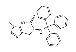 Nα-Trityl-Nτ-methyl-L-histidin结构式