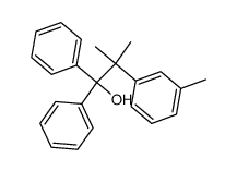 2-methyl-1,1-diphenyl-2-(m-tolyl)propan-1-ol结构式
