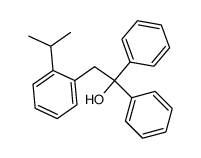2-(2-isopropylphenyl)-1,1-diphenylethanol结构式
