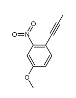 4-methoxy-2-nitro-1-[2-iodoethynyl]benzene结构式