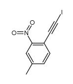 4-methyl-2-nitro-1-[2-iodoethynyl]benzene结构式