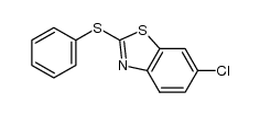 6-chloro-2-(phenylthio)benzo[d]thiazole结构式