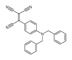 2-[4-(dibenzylamino)phenyl]ethene-1,1,2-tricarbonitrile结构式
