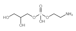 2-胺乙基-2,3-二羟丙基-羟基磷酸酯结构式