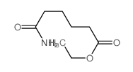 Hexanoicacid, 6-amino-6-oxo-, ethyl ester结构式