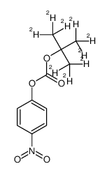 [1,1,1,3,3,3-hexadeuterio-2-(trideuteriomethyl)propan-2-yl] (4-nitrophenyl) carbonate结构式