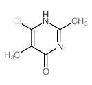 4(1H)-Pyrimidinone,6-chloro-2,5-dimethyl-结构式