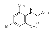 4-溴-2,6-二甲基-N-乙酰基苯胺结构式