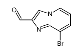 8-溴-咪唑并[1,2-a]吡啶-2-甲醛结构式