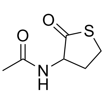2-乙酰氨基-4-巯基丁酸γ-硫内酯结构式