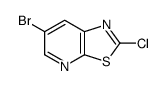 6-溴-2-氯噻唑并[5,4-b]吡啶结构式