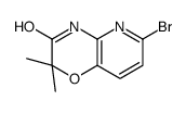 6-溴-2,2-二甲基-2H-吡啶并[3,2-b][1,4]噁嗪-3(4h)-酮结构式