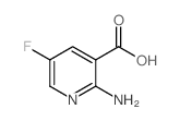 2-氨基-5-氟烟酸结构式