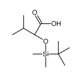 (2R)-2-[tert-butyl(dimethyl)silyl]oxy-3-methylbutanoic acid结构式