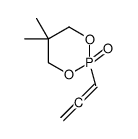 5,5-dimethyl-2-propa-1,2-dienyl-1,3,2&lambda;5-dioxaphosphinane 2-oxide结构式