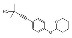 2-methyl-4-[4-(oxan-2-yloxy)phenyl]but-3-yn-2-ol结构式