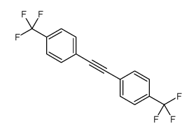 1-(trifluoromethyl)-4-[2-[4-(trifluoromethyl)phenyl]ethynyl]benzene结构式