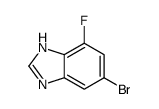 5-bromo-7-fluoro-1H-benzo[d]imidazole结构式